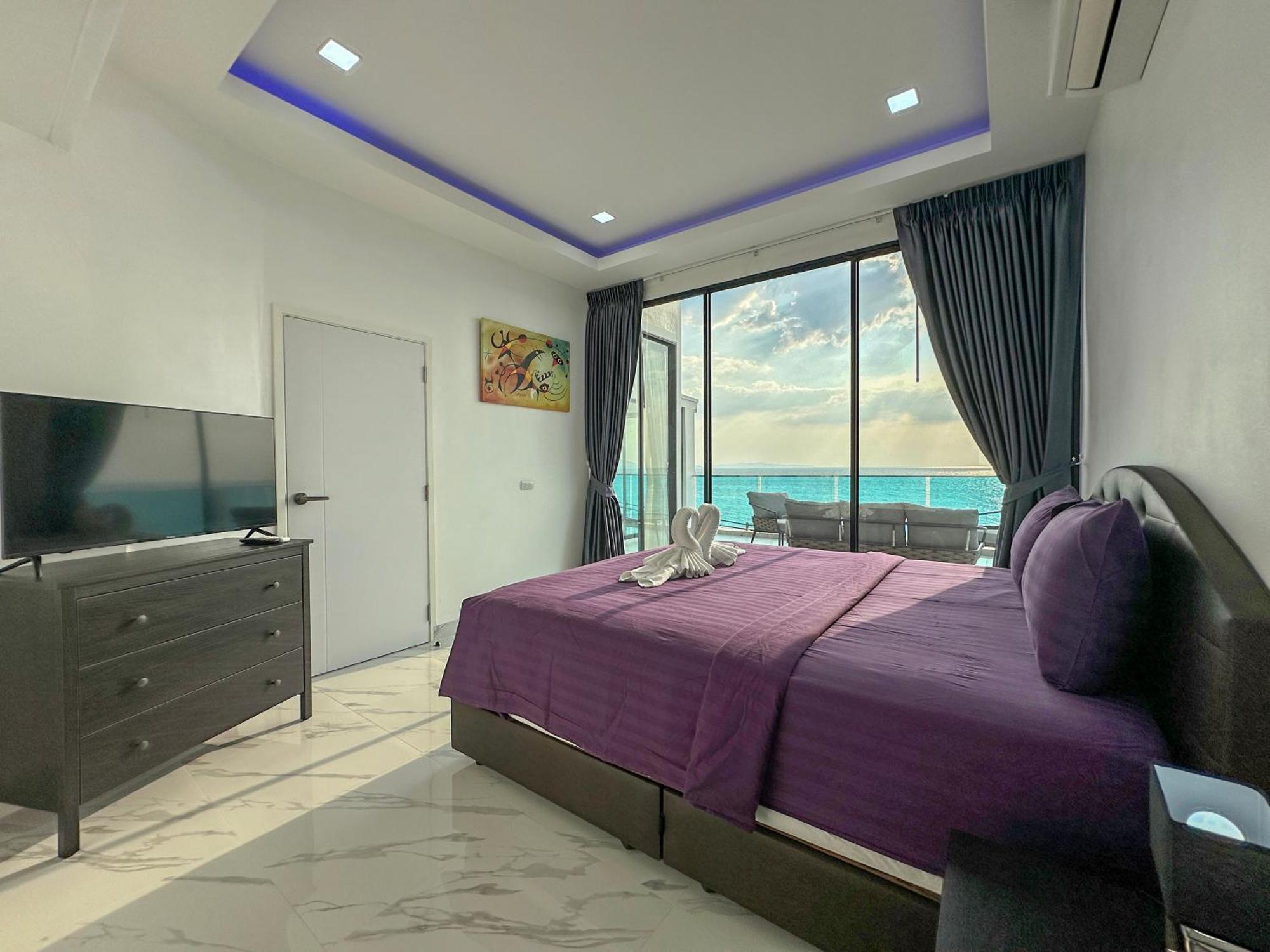 Stunning Beachfront View Luxurious Apartment 40 Jomtien Beach Exteriör bild